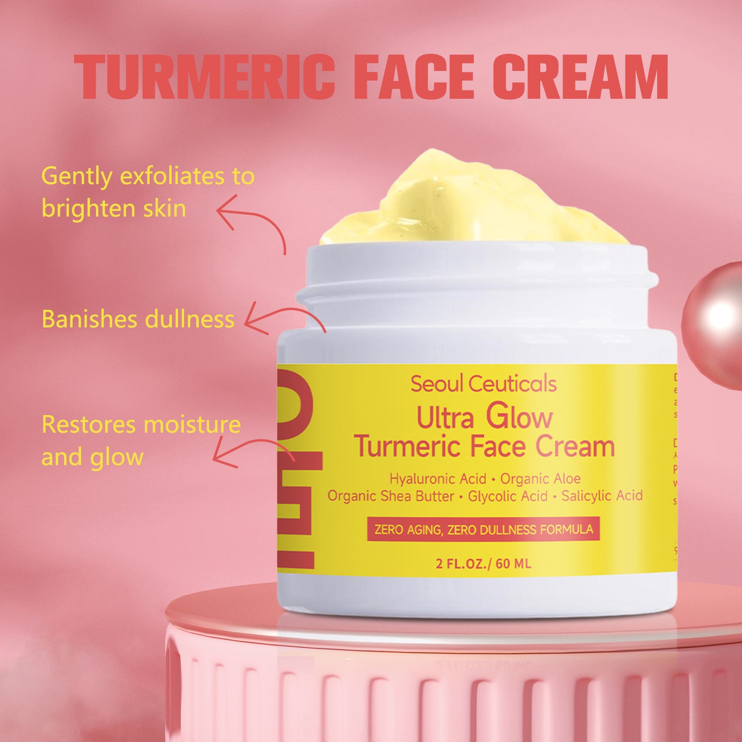 Ultra Glow Turmeric face cream